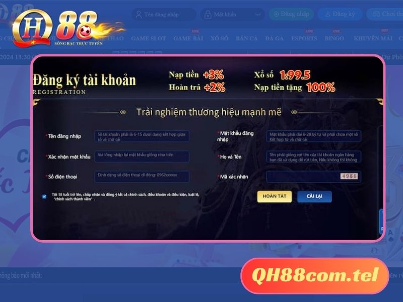 Quy trình thực hiện đăng ký QH88 như thế nào?